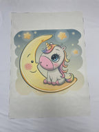 Pannello Unicorno Luna 100x140 - WorldTessuti