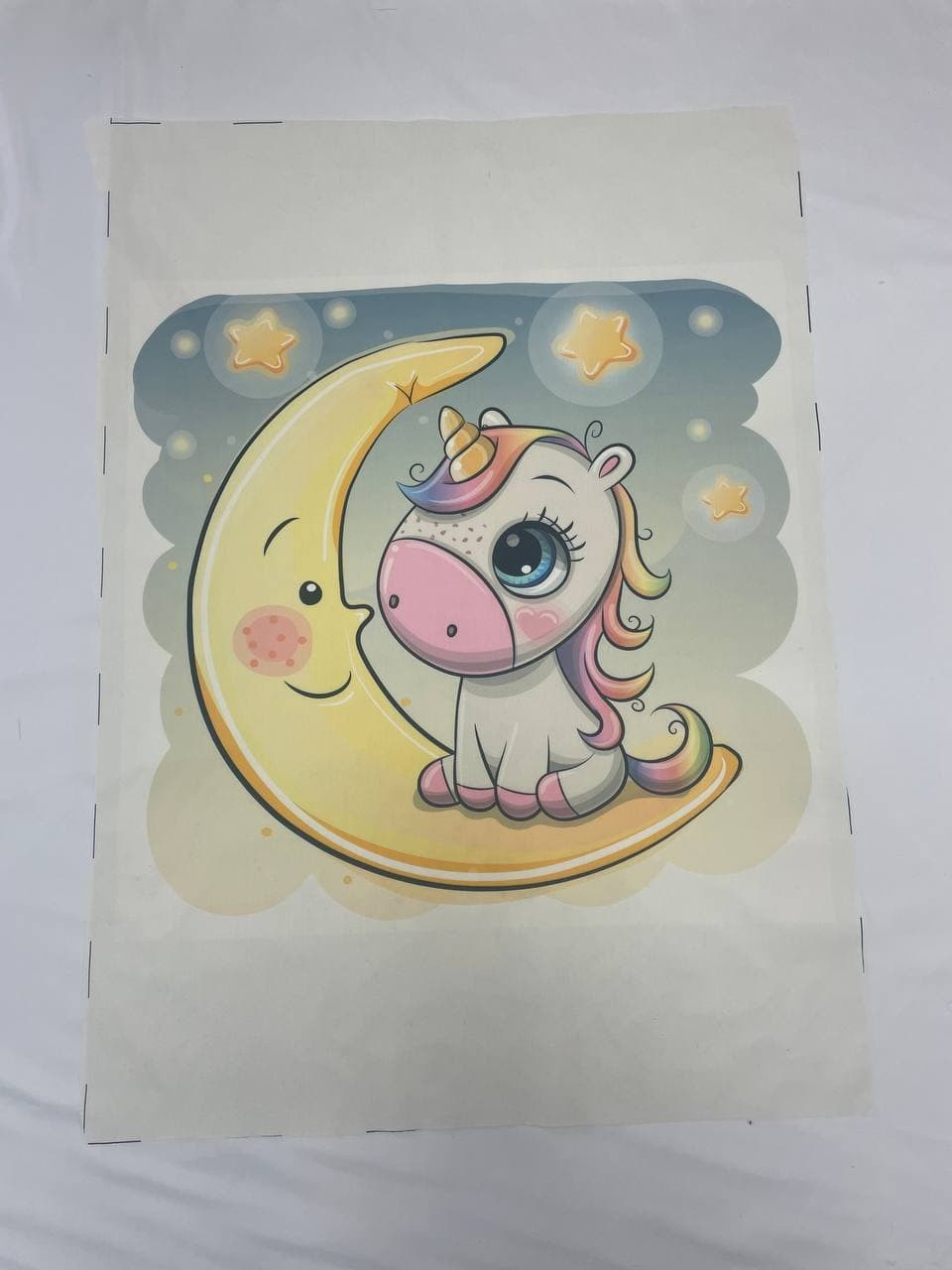 Pannello Unicorno Luna 100x140