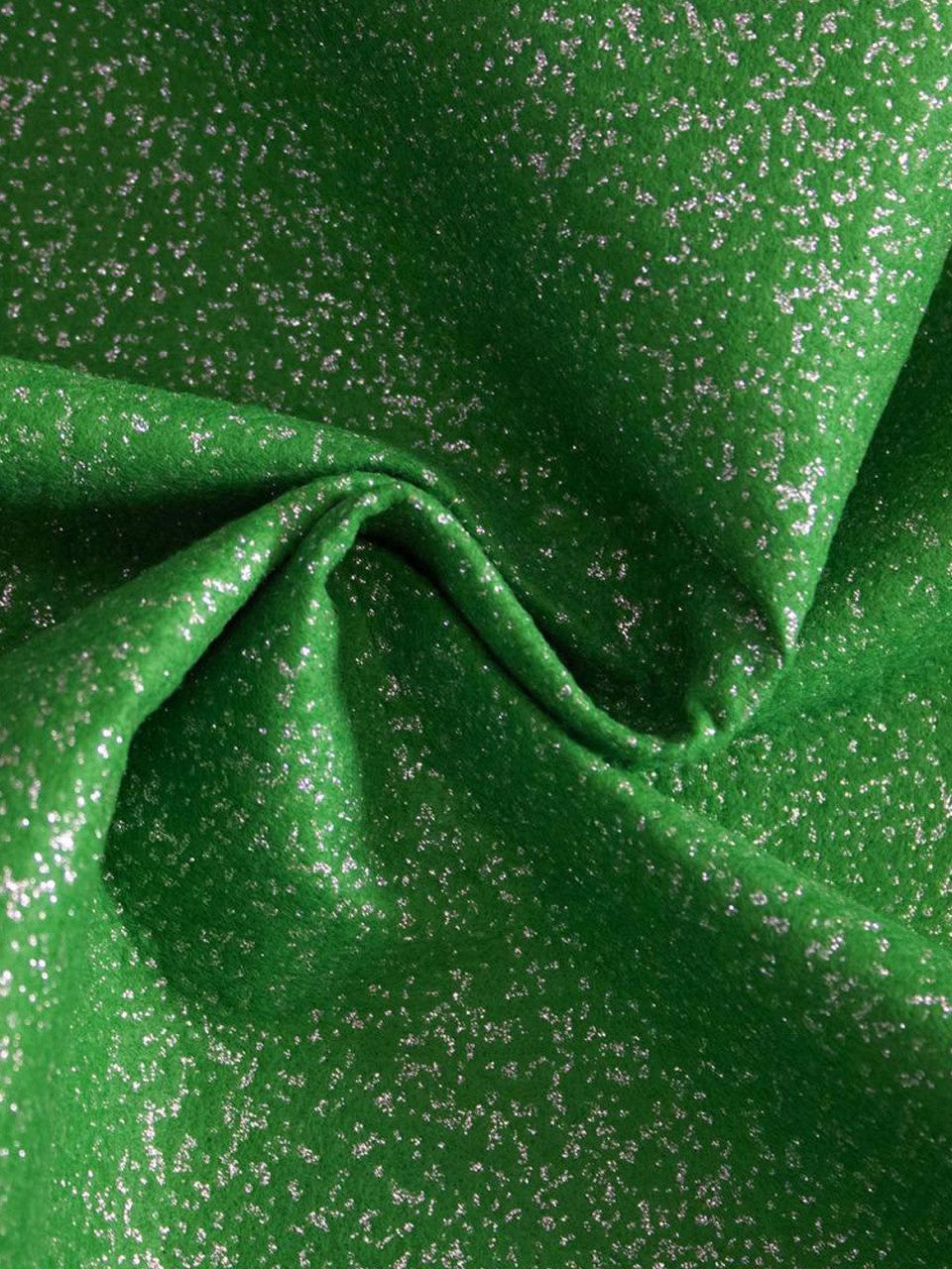 PANNOLENCI FELTRO 1MM GLITTER ARGENTO