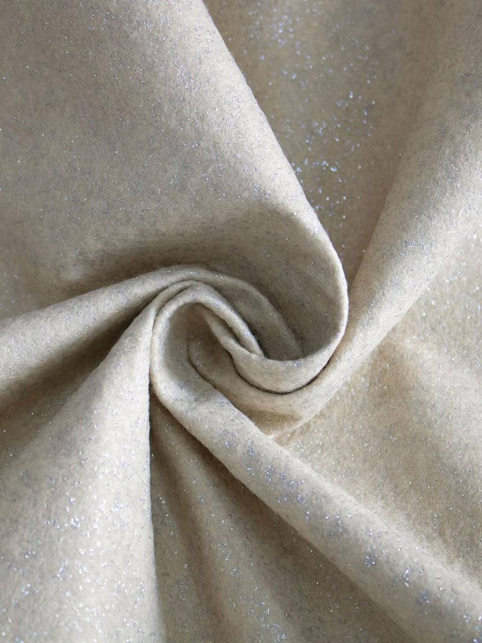 PANNOLENCI FELTRO 1MM GLITTER ARGENTO