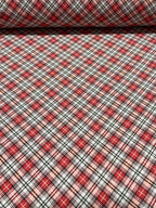 Panama Tartan Geometrico Natalizio - WorldTessuti