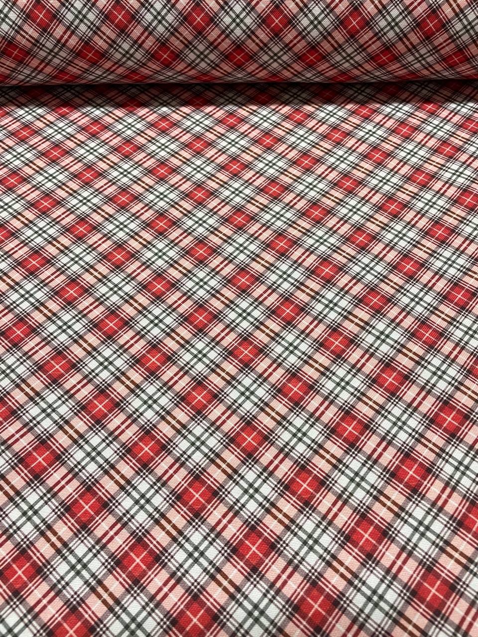 Panama Tartan Geometrico Natalizio