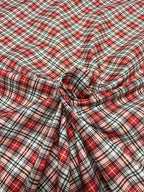 Panama Tartan Geometrico Natalizio - WorldTessuti