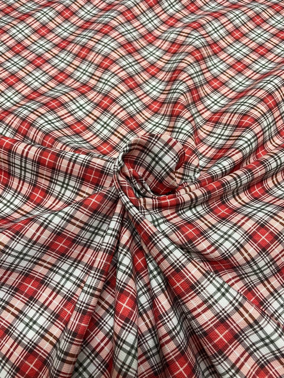 Panama Tartan Geometrico Natalizio