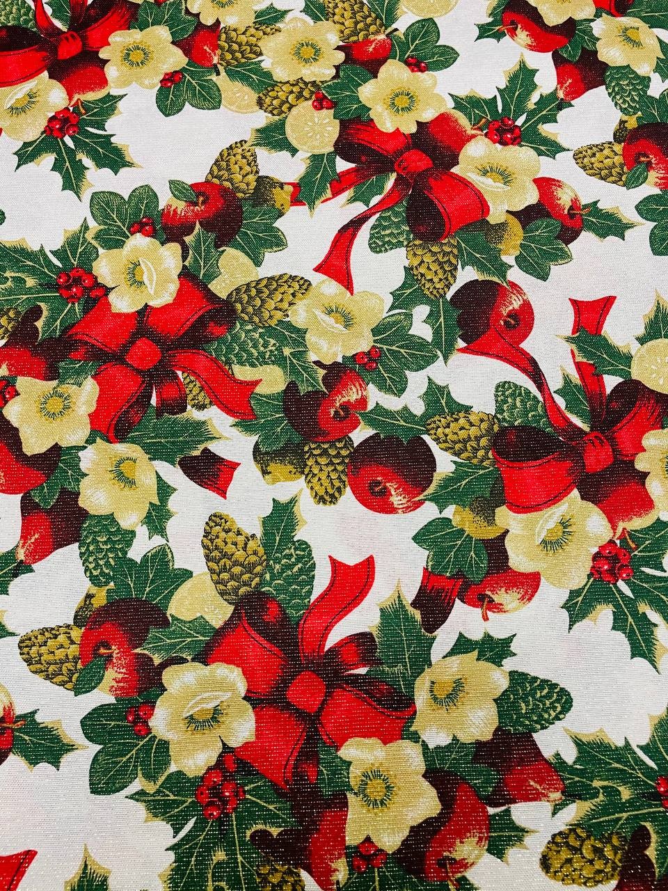 Gobelino Panama Boquet Fiori Natale