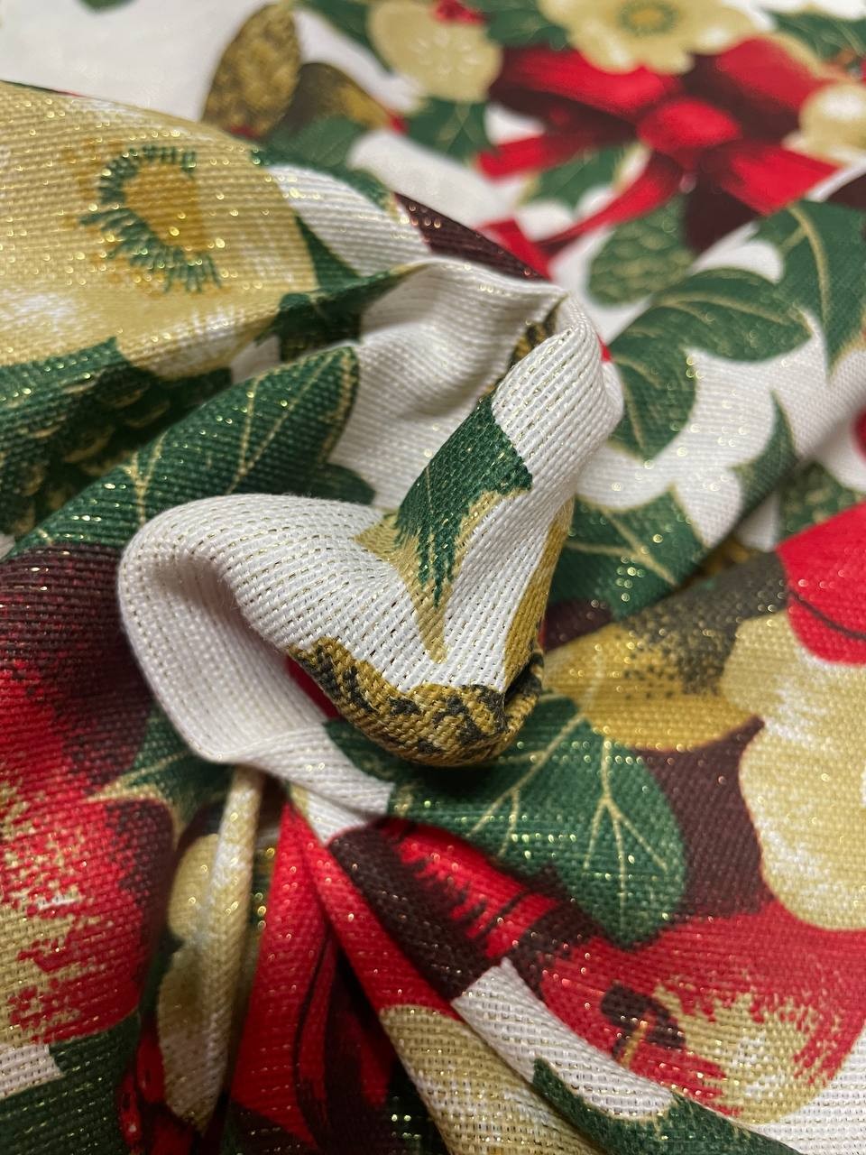 Gobelino Panama Boquet Fiori Natale