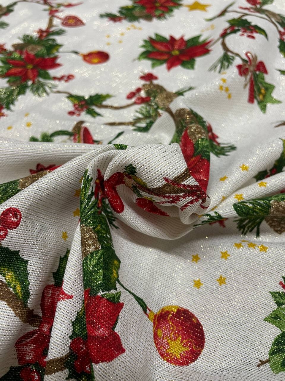Gobelino Panama Christmas Fondo Bianco
