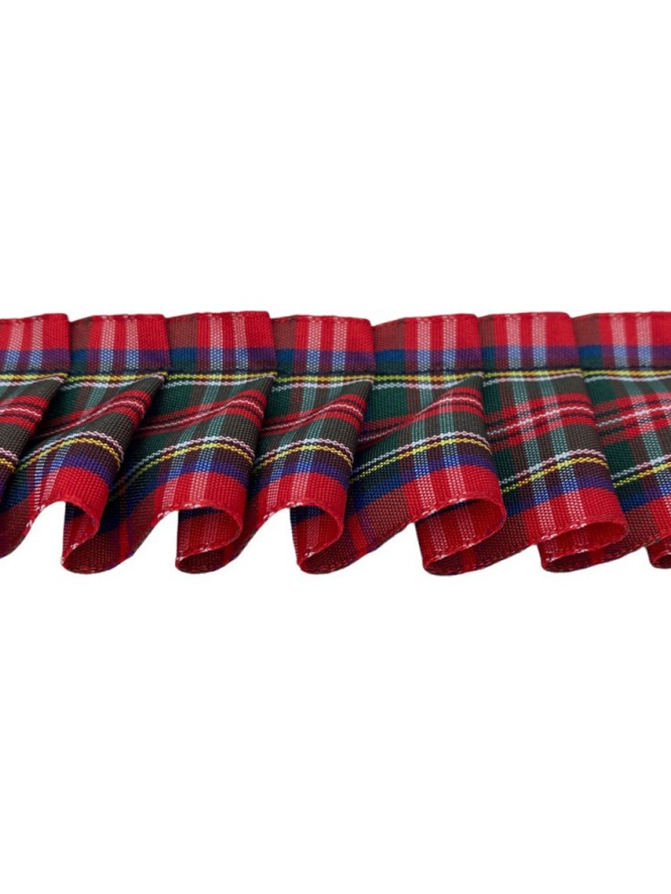 Passamaneria Nastro Plissè Scozzese Tartan 4 CM