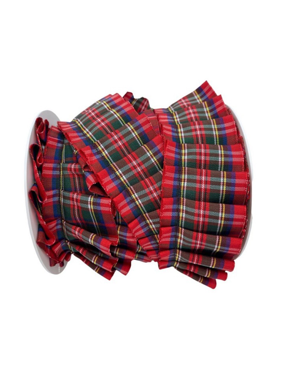Passamaneria Nastro Plissè Scozzese Tartan 4 CM