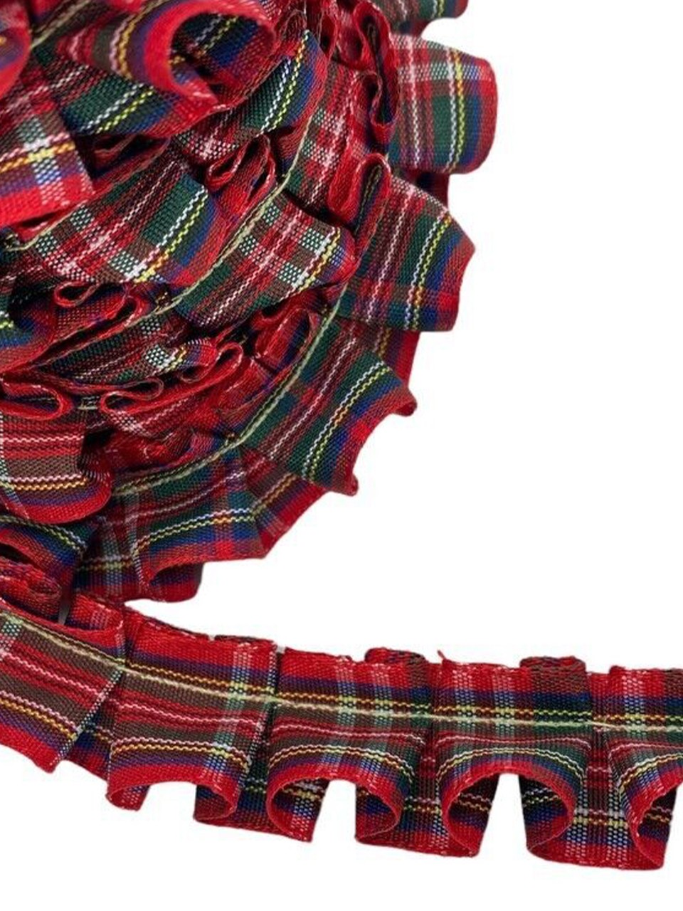 Passamaneria Nastro Plissè Scozzese Tartan 2 CM