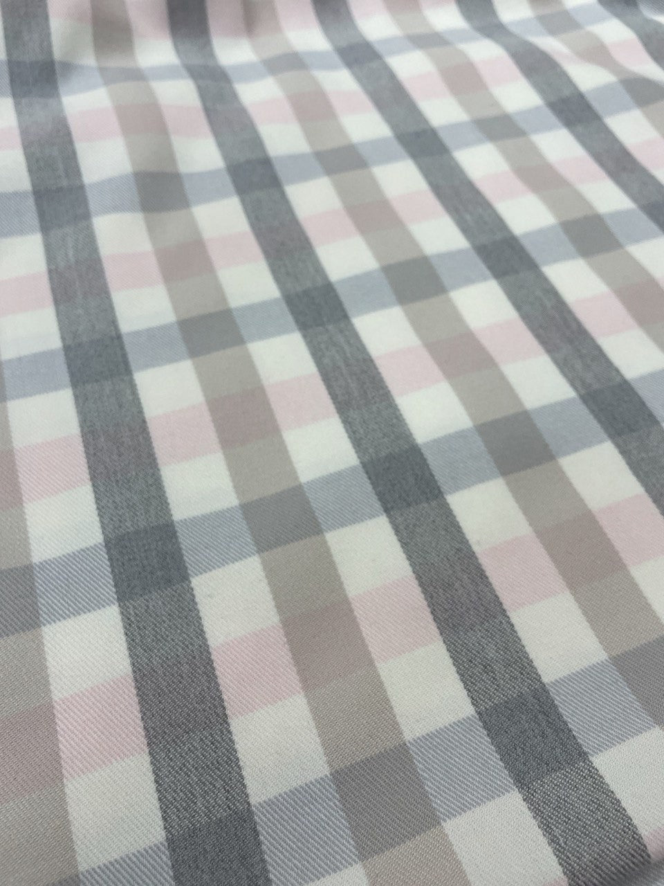 Tartan Scozzese Quadretto Grigio Rosa Edimburgo
