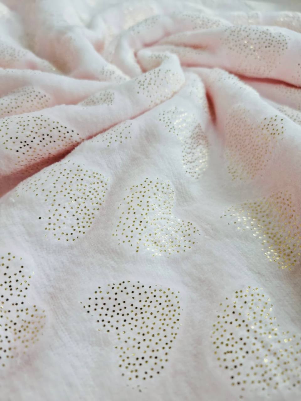 Pile peluche cuori glitter