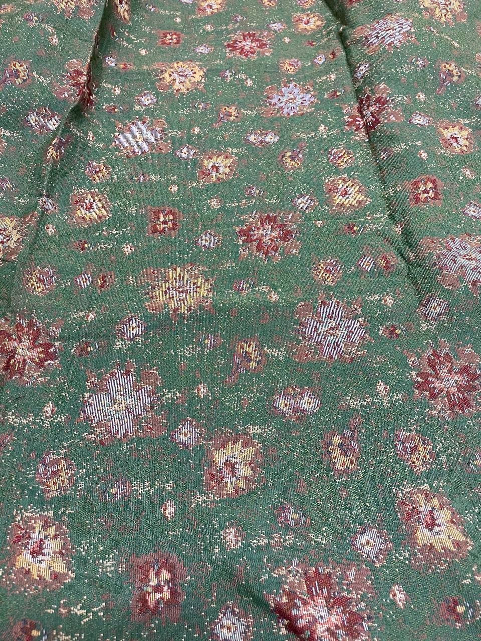 Scampolo Gobelin Astratto Verde Fiore 300x280 Vintage