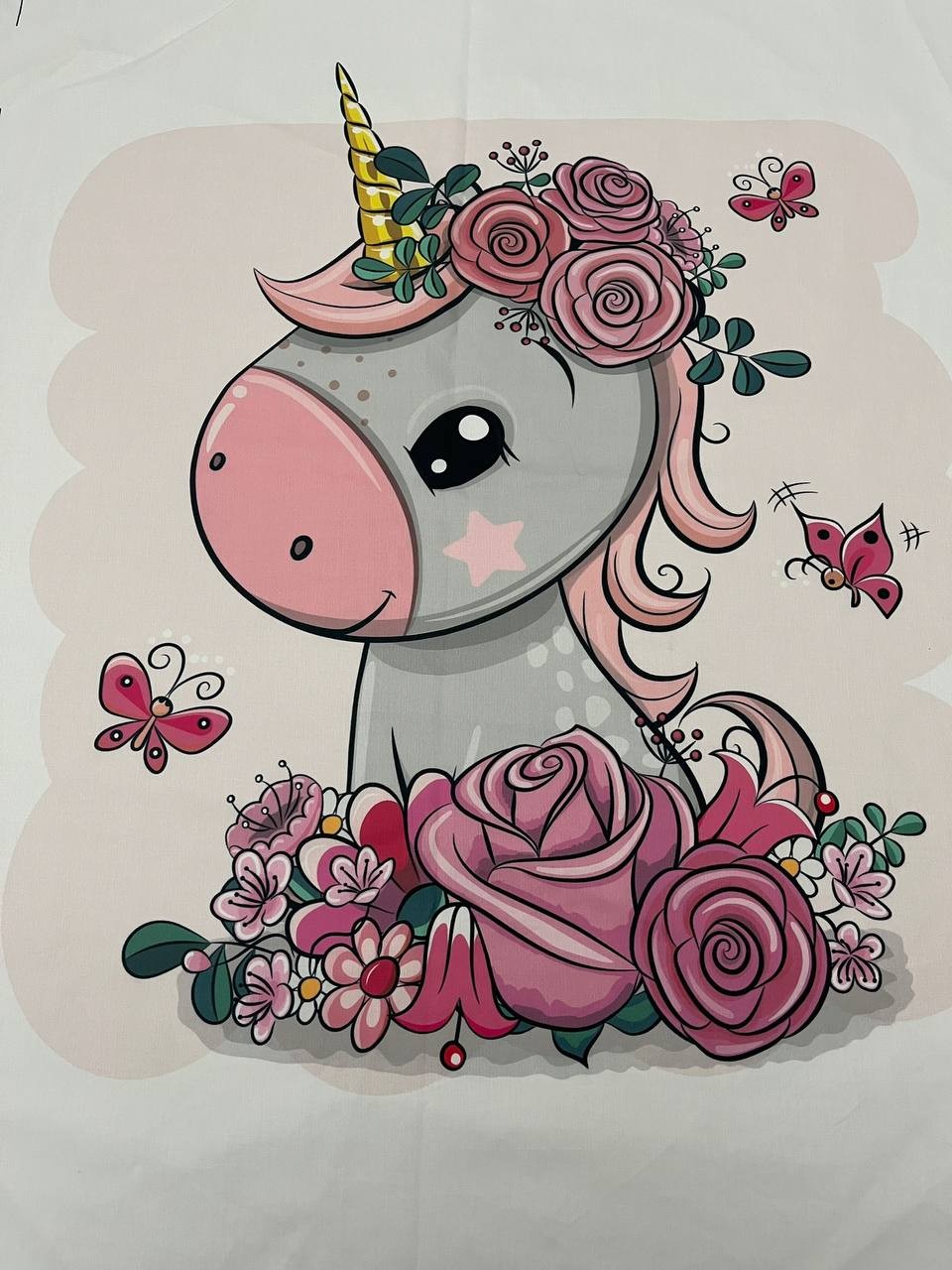 Pack Pannello Unicorna Cotone Copertina + Cuscini