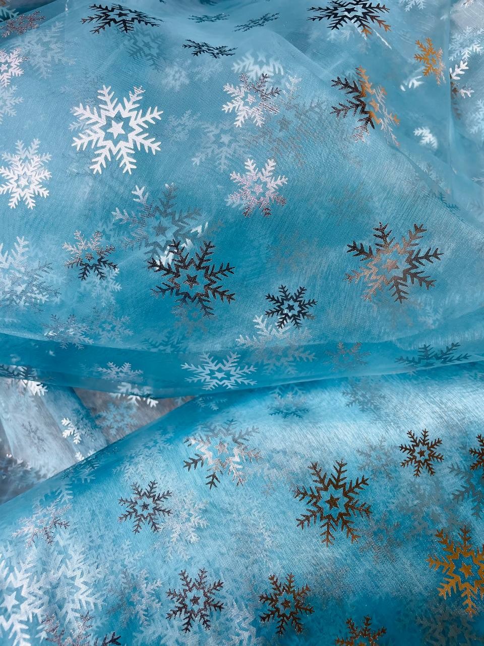 Organza Polvere Di Stelle Stile Frozen