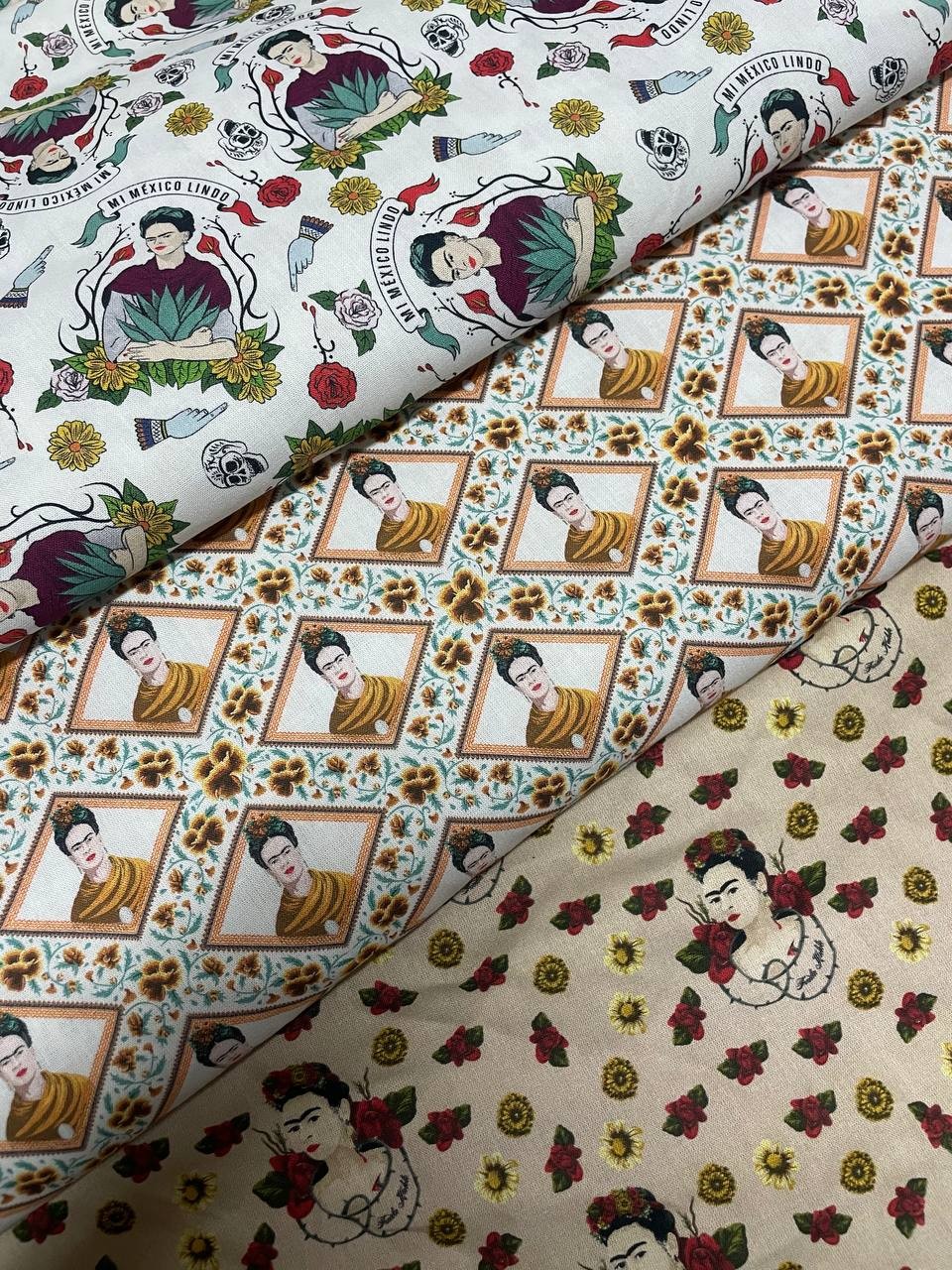 PACK FRIDA 3 PZ COTONE CM 100X70 FRIDA KAHLO