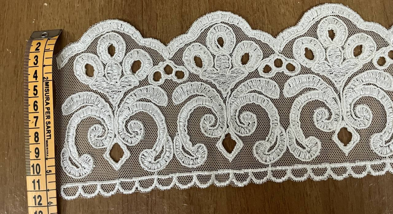 Pizzo Macrame Avorio 12CM