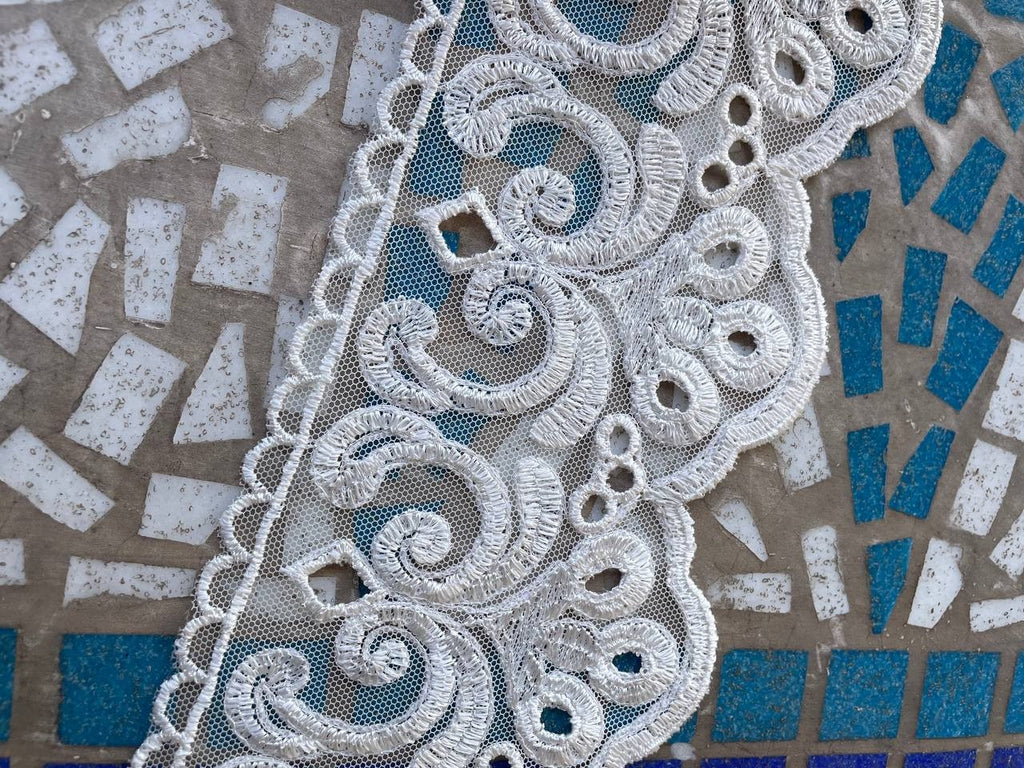 Pizzo Macrame Avorio 12CM