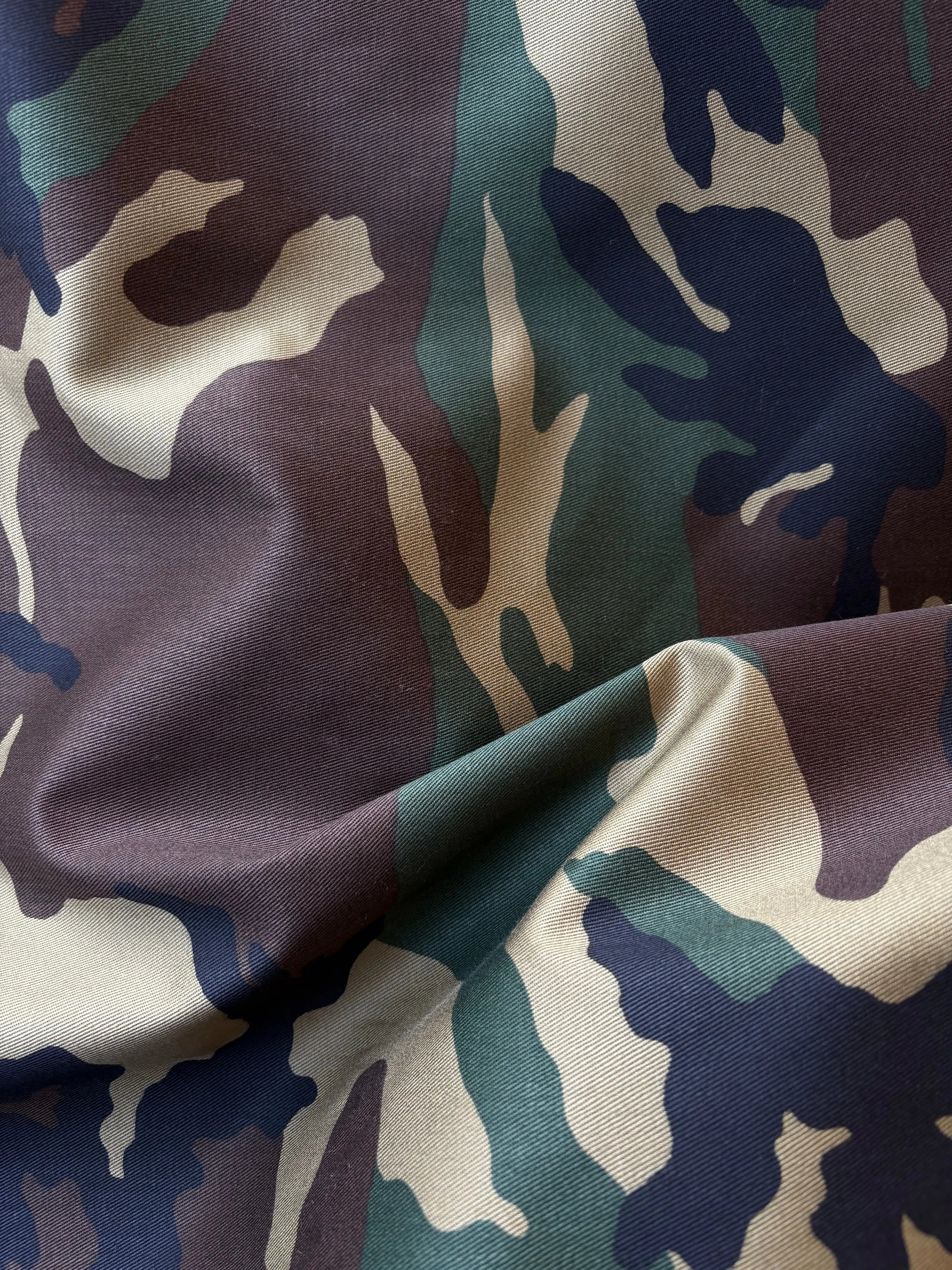 Tessuto Gambardina Militare Mimetica