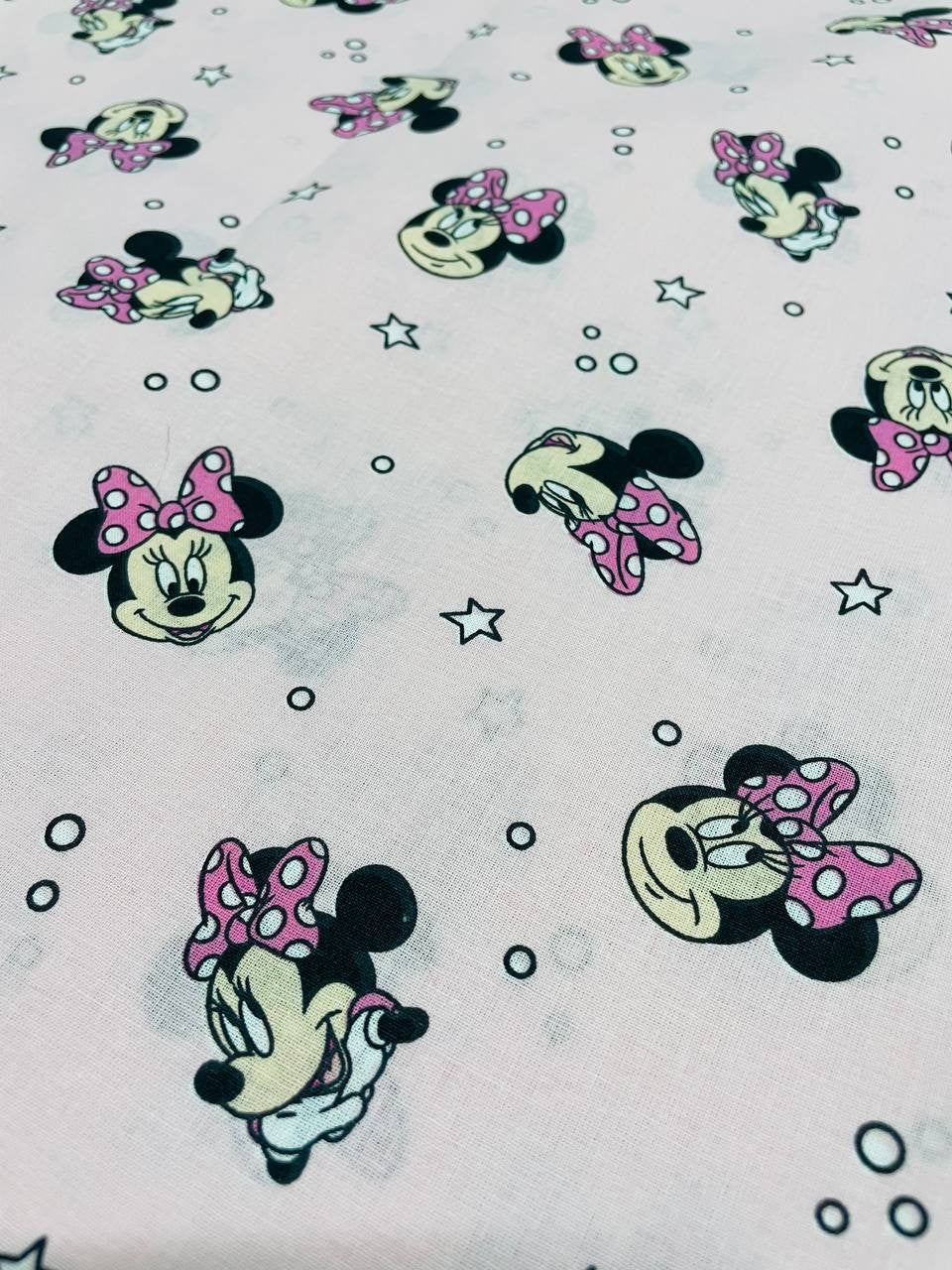 PACK DISNEY GIRL MINNIE PRINCESS 3 PZ COTONE 100X70