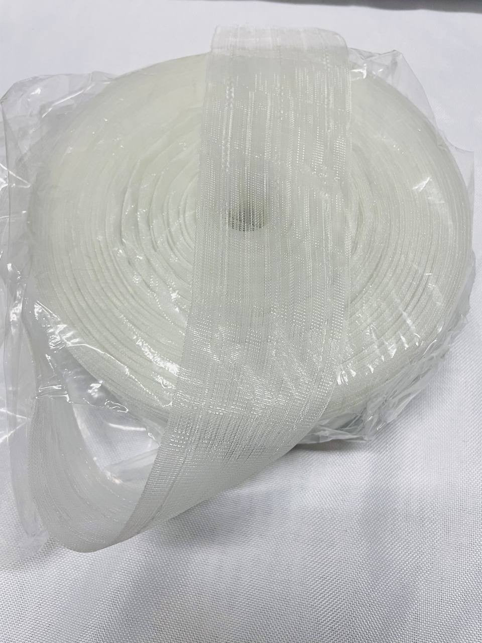 ROTOLO ARRICCIATENDA TRASPARENTE 100 METRI  FASCIA MULTITASCA 8 CM