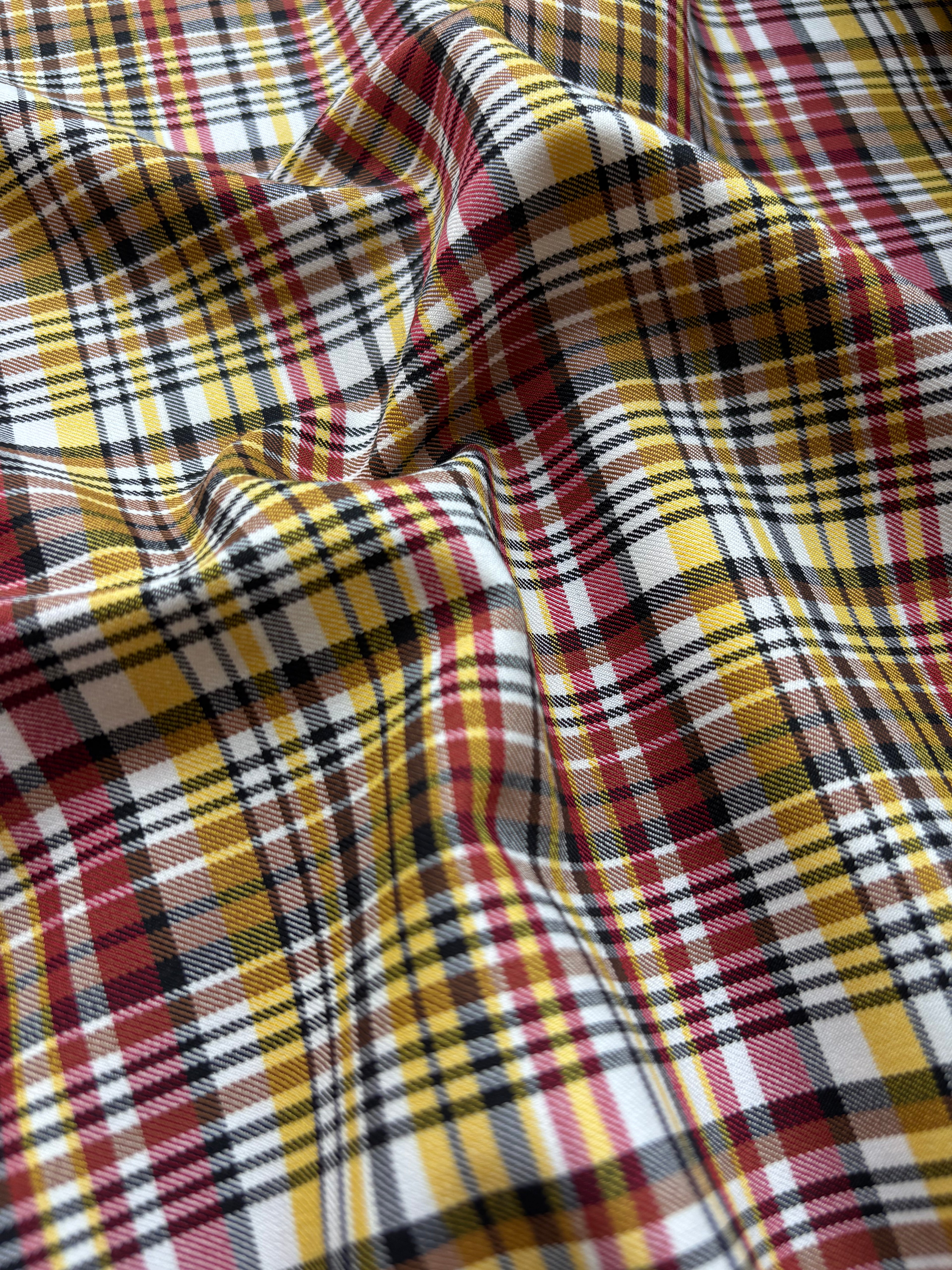Tartan Scozzese Lanetta Giallo Classico SOTTOPREZZO
