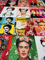 TELA FRIDA RIQUADRI PATCHWORK ALL OVER - WorldTessuti