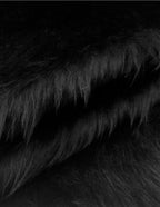 Tessuto Pelliccia Pelo Lungo Tinta Unita 150H - WorldTessuti