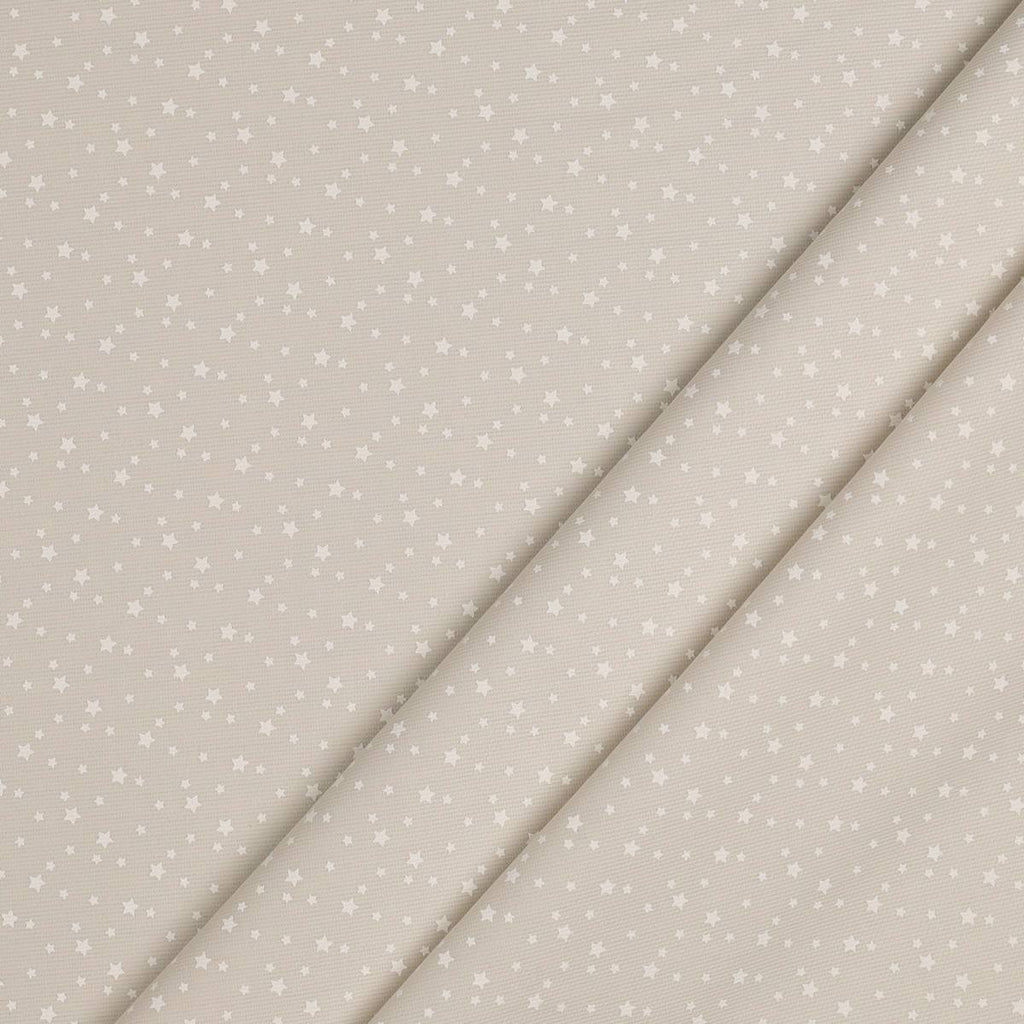 Piquet Cotone Stelle Sparse Rosa Celeste Grigio