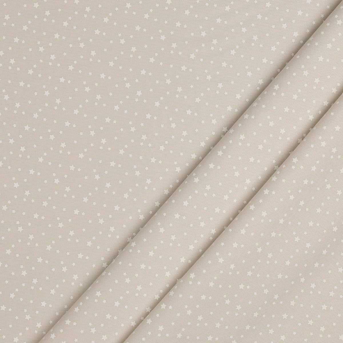 Piquet Cotone Stelle Sparse Rosa Celeste Grigio