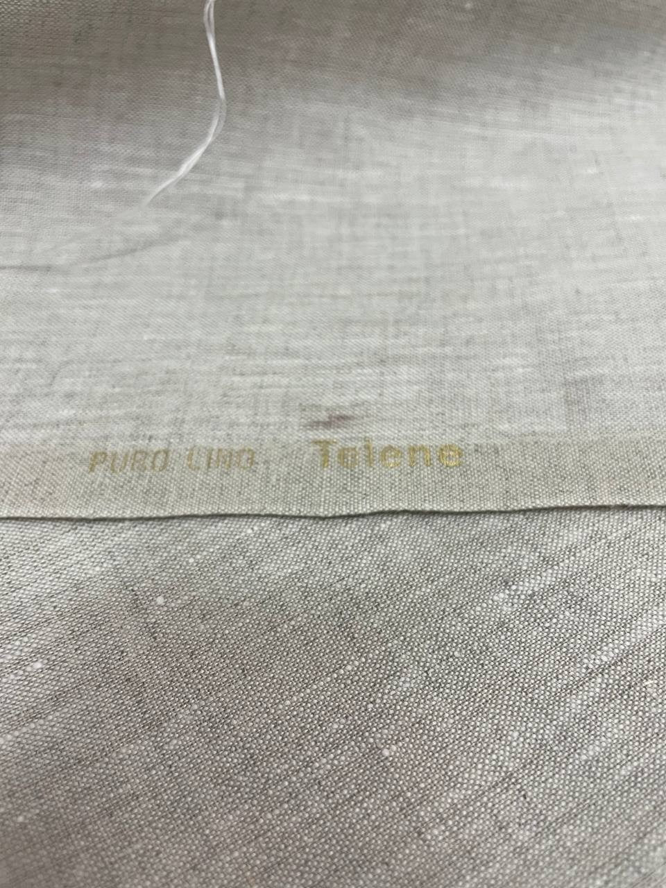 Tessuto Puro Lino 70 Color Naturale
