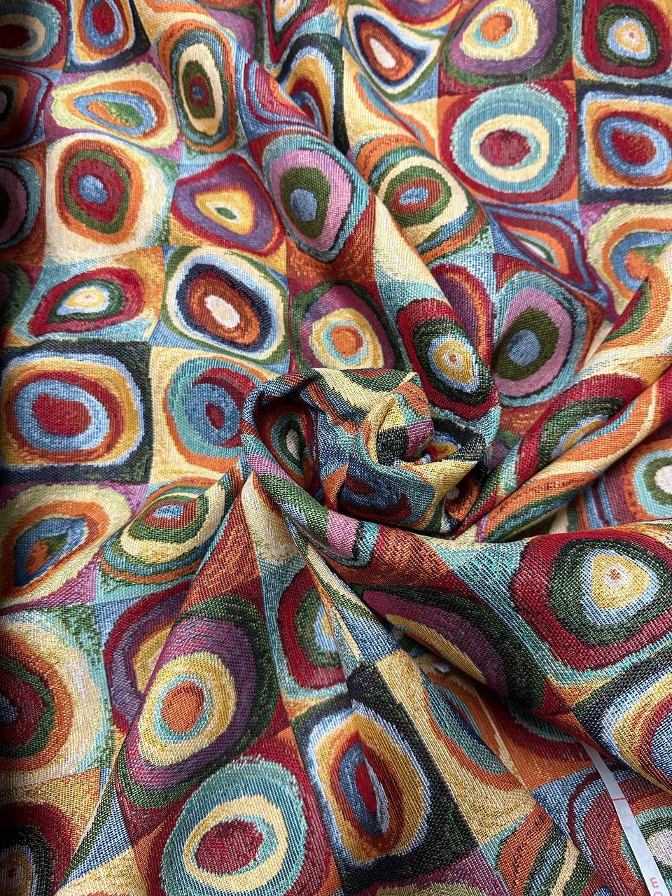 Gobelin Geometrico Cerchi Patchwork