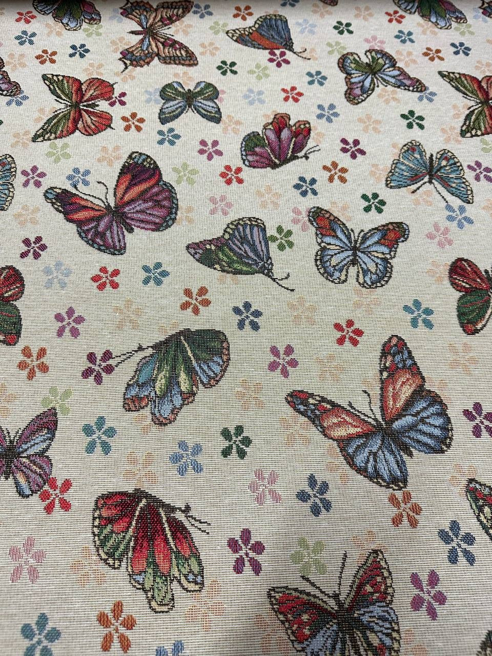 Gobelin Geometrico Farfalle Star Flowers