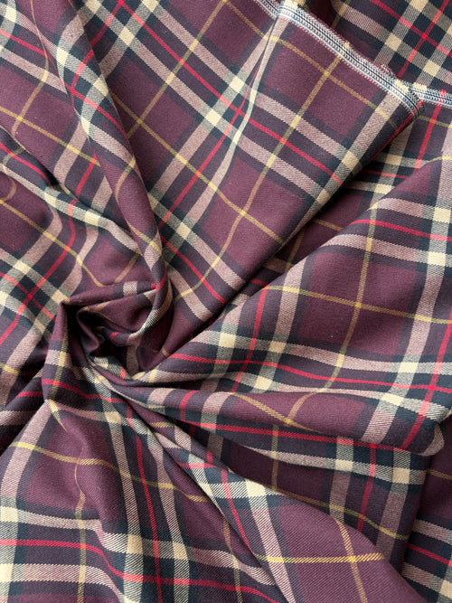 Tartan Scozzese Quadro Vinaccia - WorldTessuti