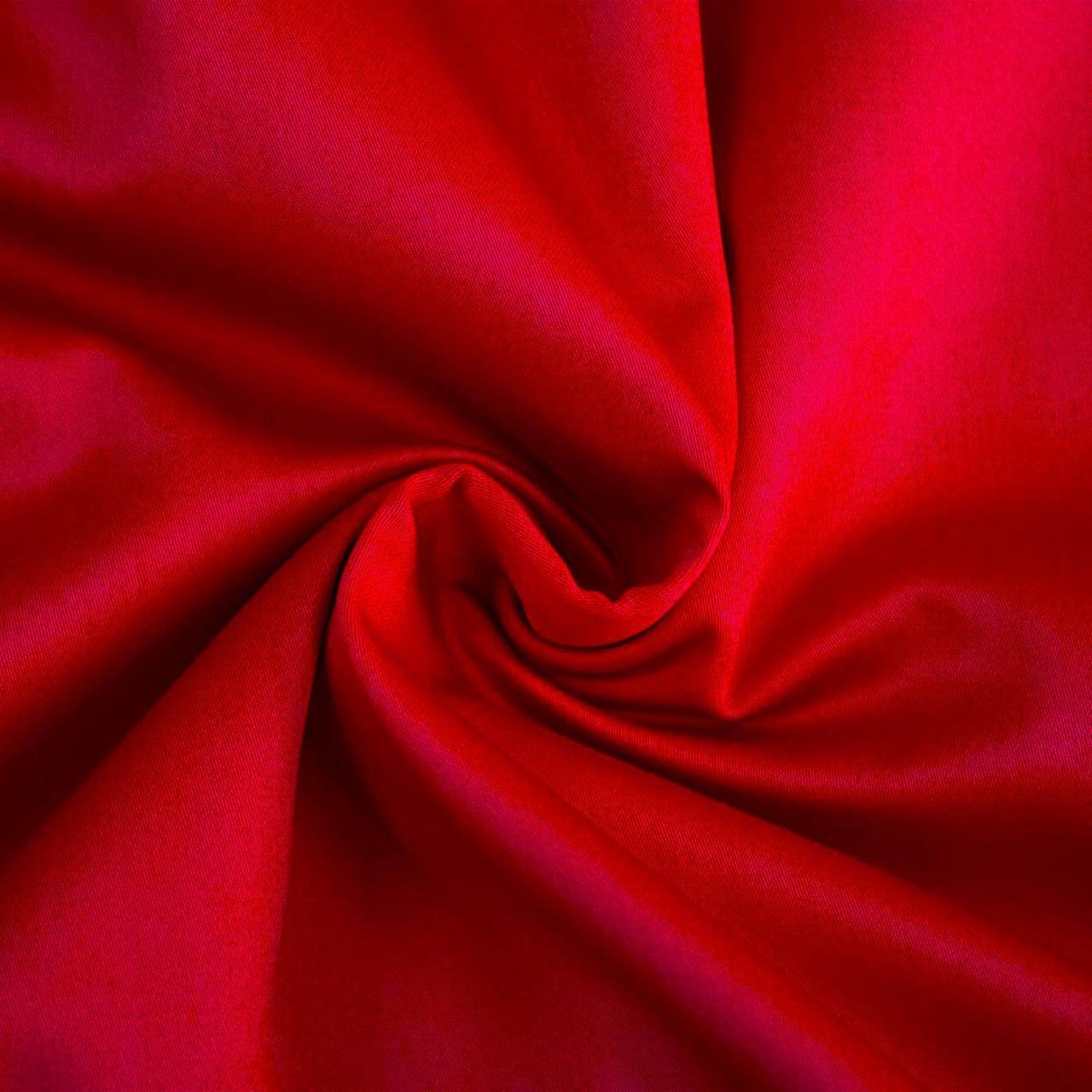 Tessuto Popeline COTONE ROSSO