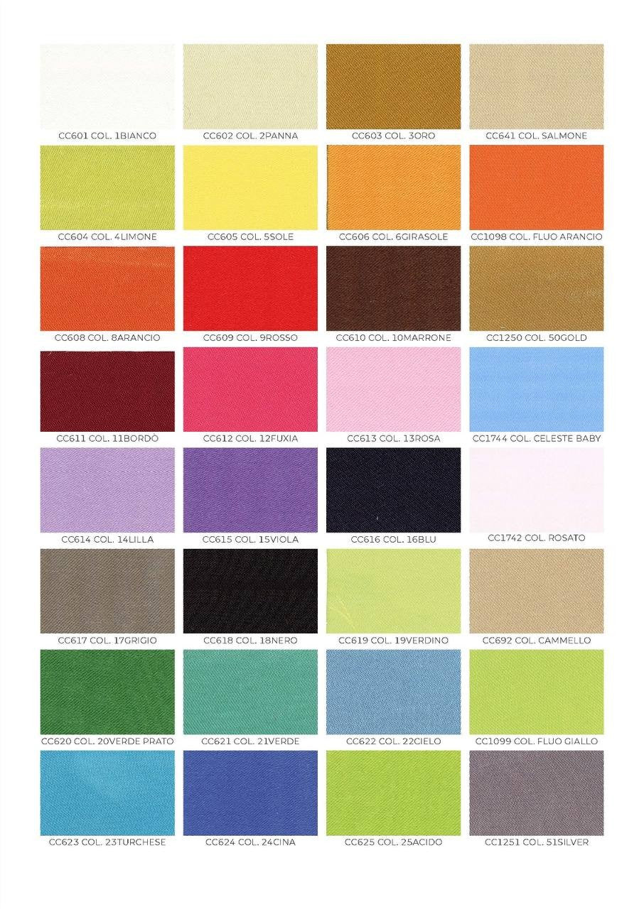 Raso Carnevale Addobbi Rotolino - WorldTessuti