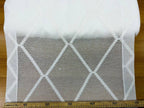 Tendina Geometrica Rombi Bianco - WorldTessuti