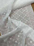 Tendina Fiorellini Bianco - WorldTessuti