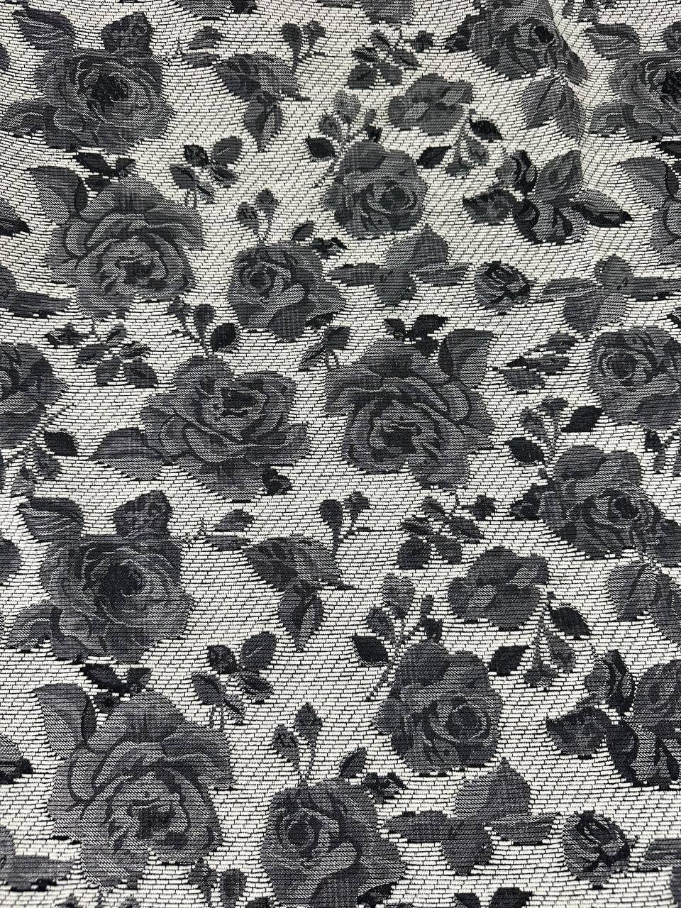 Gobelin Rose Fondo Nero