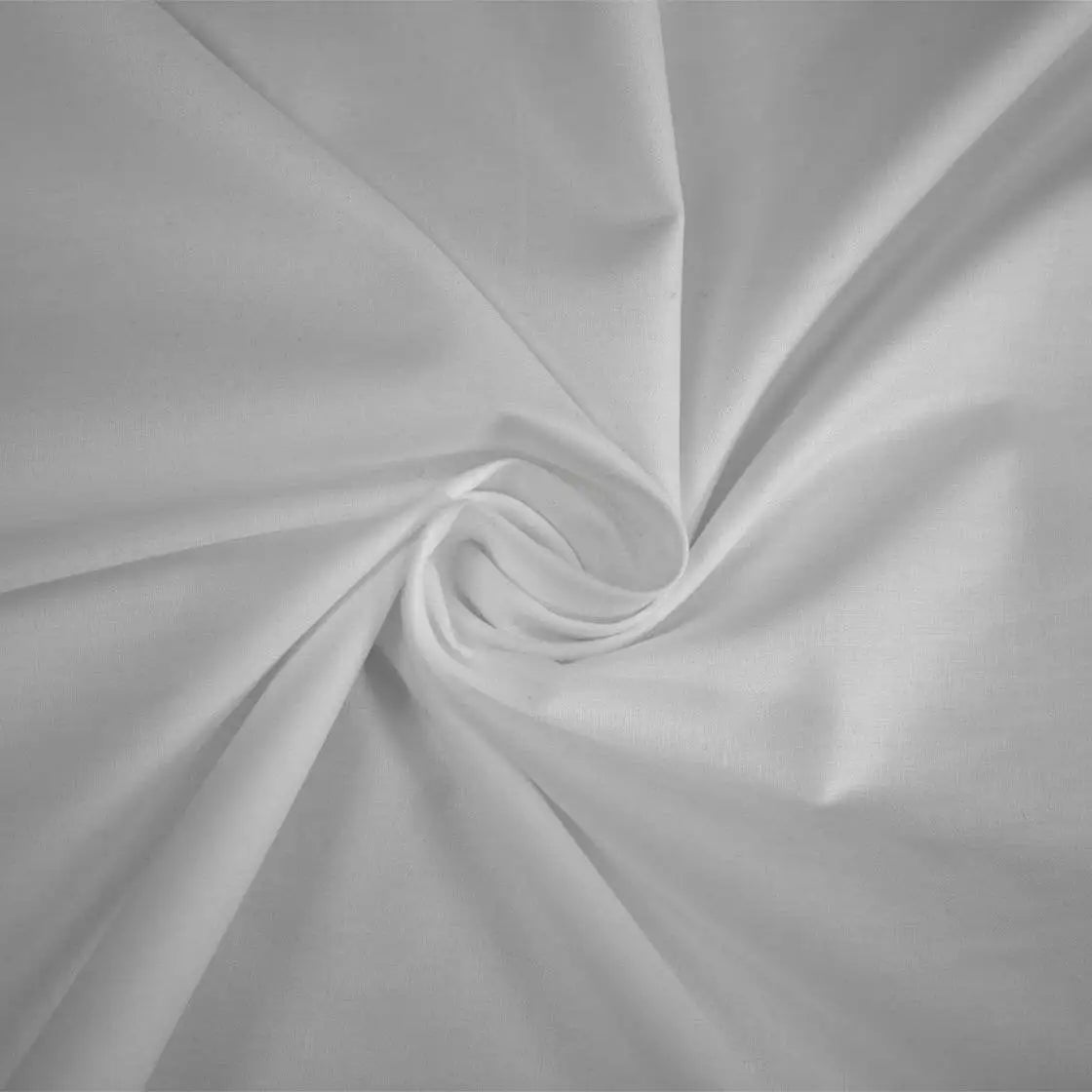 Scampolo Cotone Tinta Unita Bianco - WorldTessuti