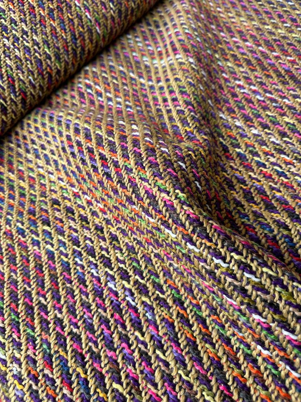 Tessuto Tweed Bouclè Tipologia Arcobaleno