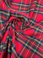 Tartan Scozzese Lanetta Quadro Rosso classic SOTTOPREZZO