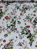 Scampolo 1,00x1,40 Popeline Cotone Floreal classic - WorldTessuti