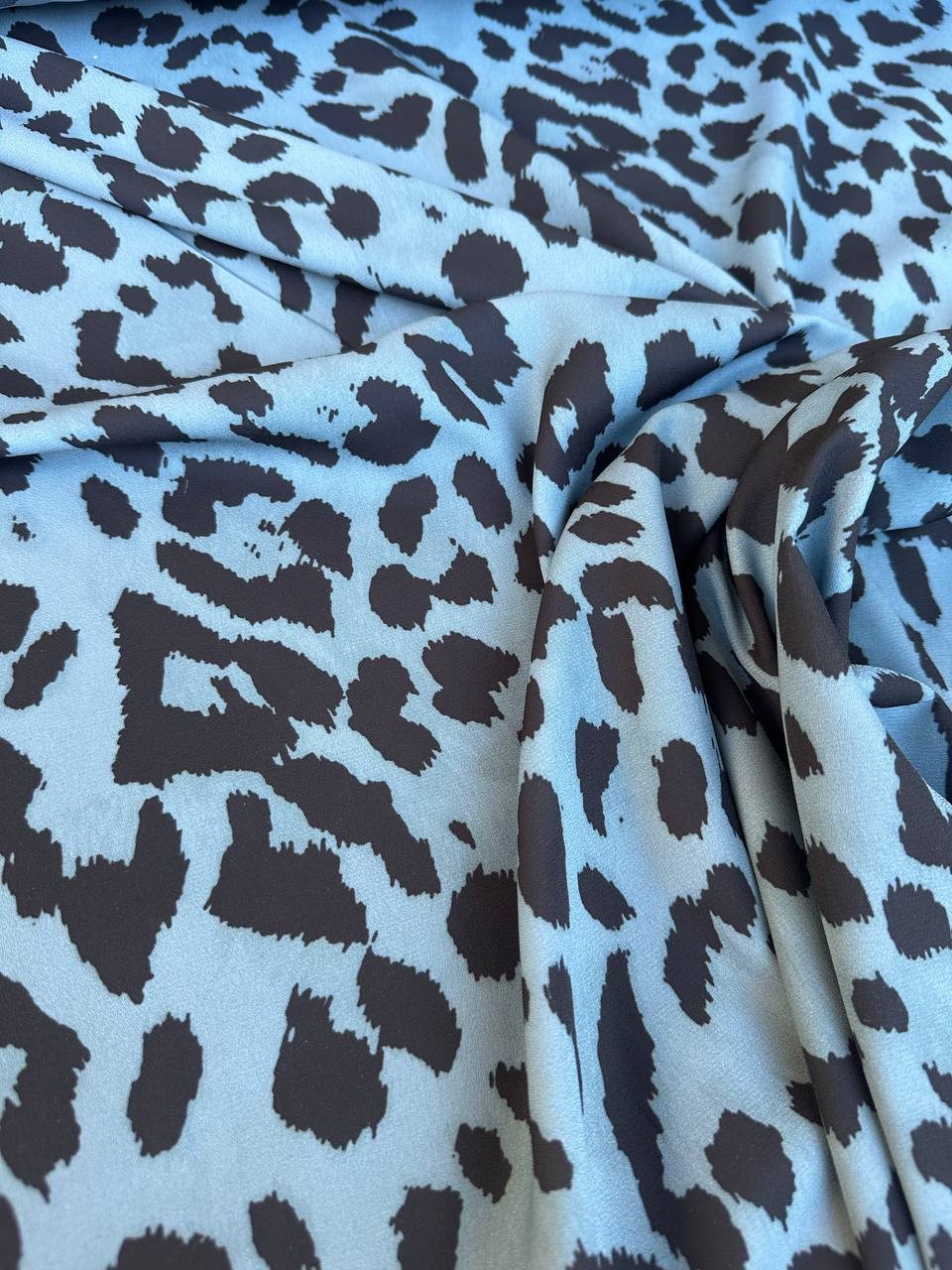 Georgette Maculato Blu Avion