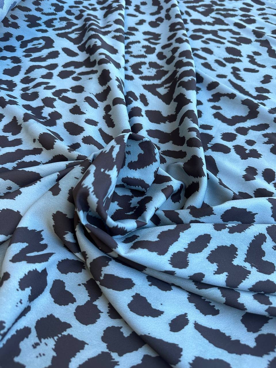 Georgette Maculato Blu Avion