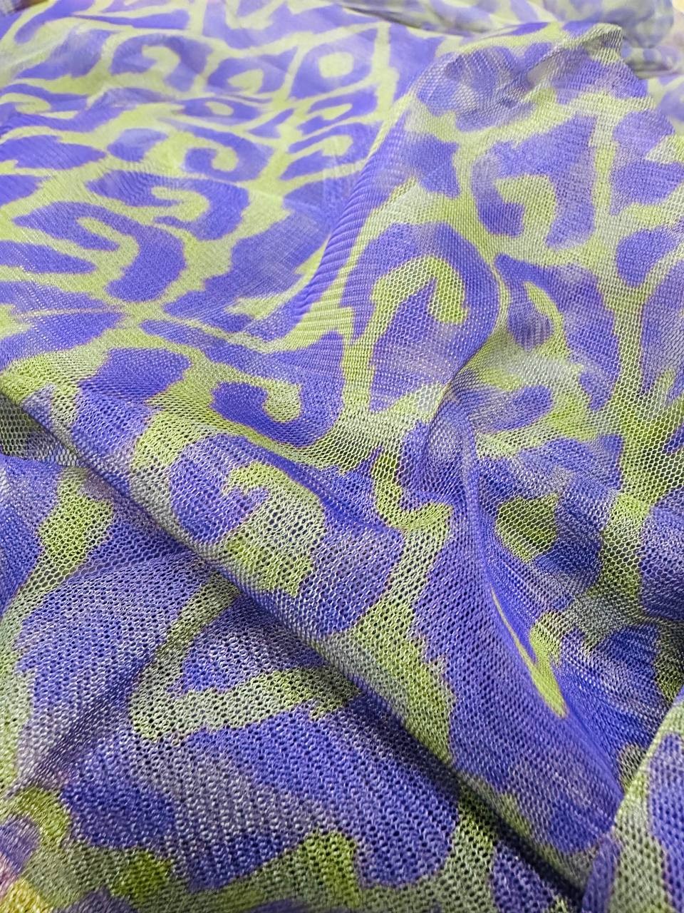 Tulle Animalier Maculato Bicolore