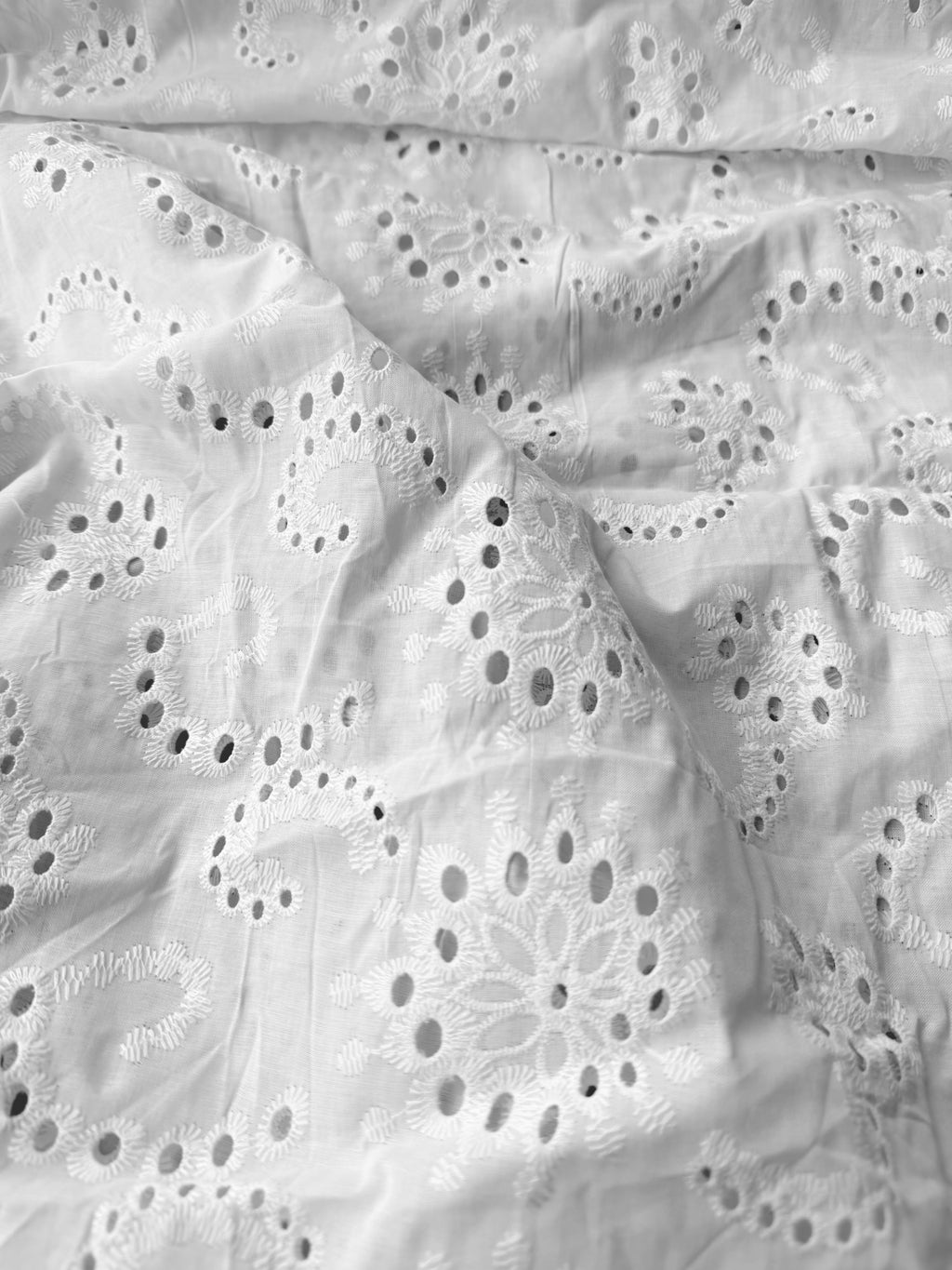 Cotone Pizzo San Gallo Ricamato Costiera