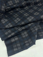 Milano Stitch Fabric with Thames Tartan Pattern (underpriced) 