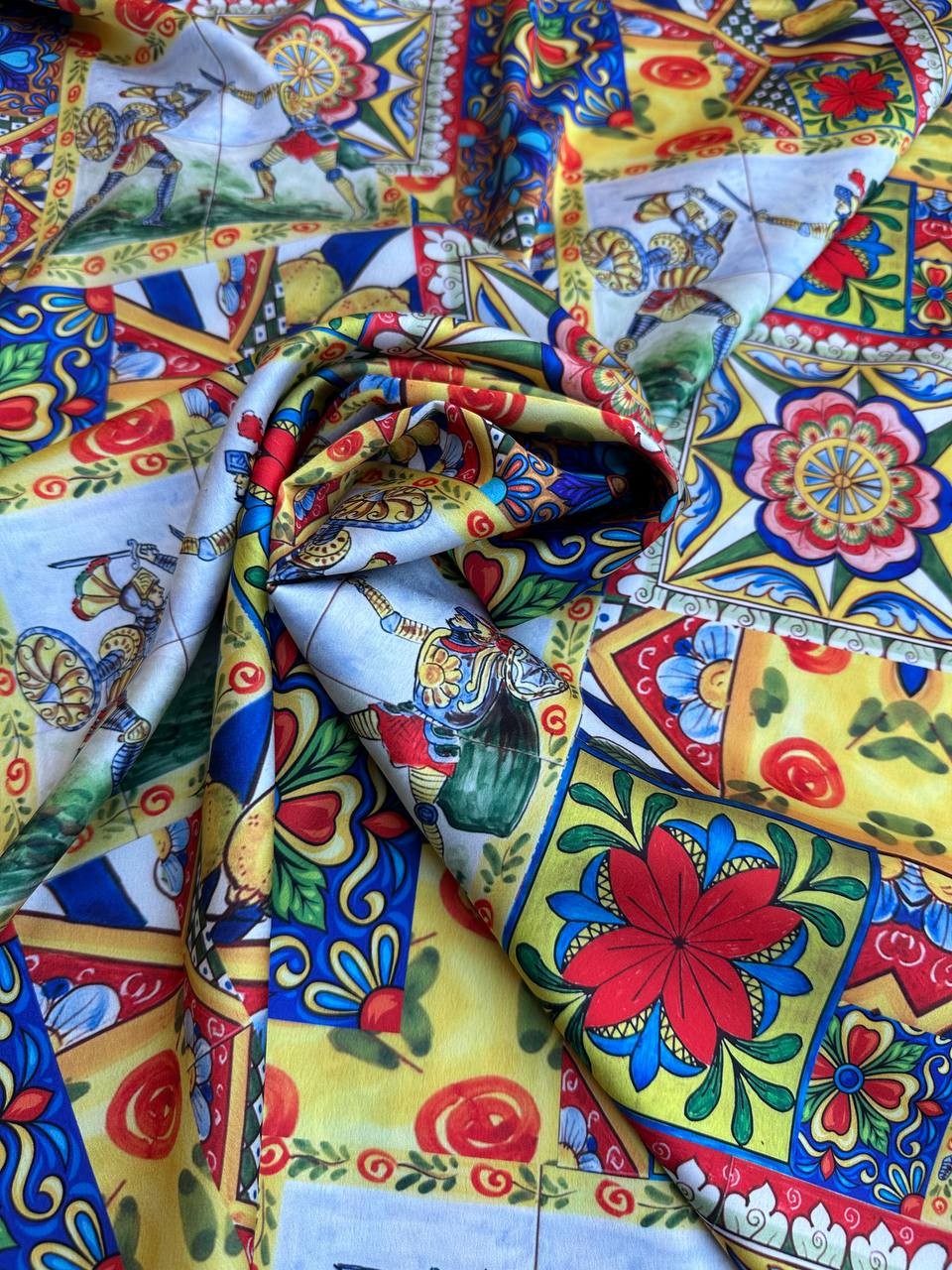 Satin Sicily Maiolica Scampolo 3,00x1,50