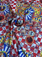 Satin Maiolica Vuccirià Scampolo 3,00x1,50 - WorldTessuti